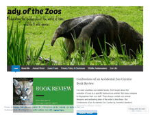 Tablet Screenshot of ladyofthezoos.com